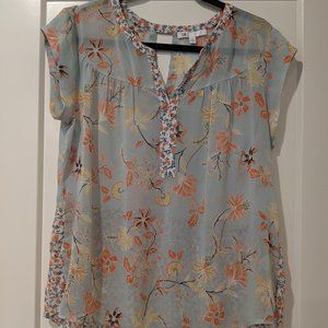 DR2 Floral Flowy Blouse